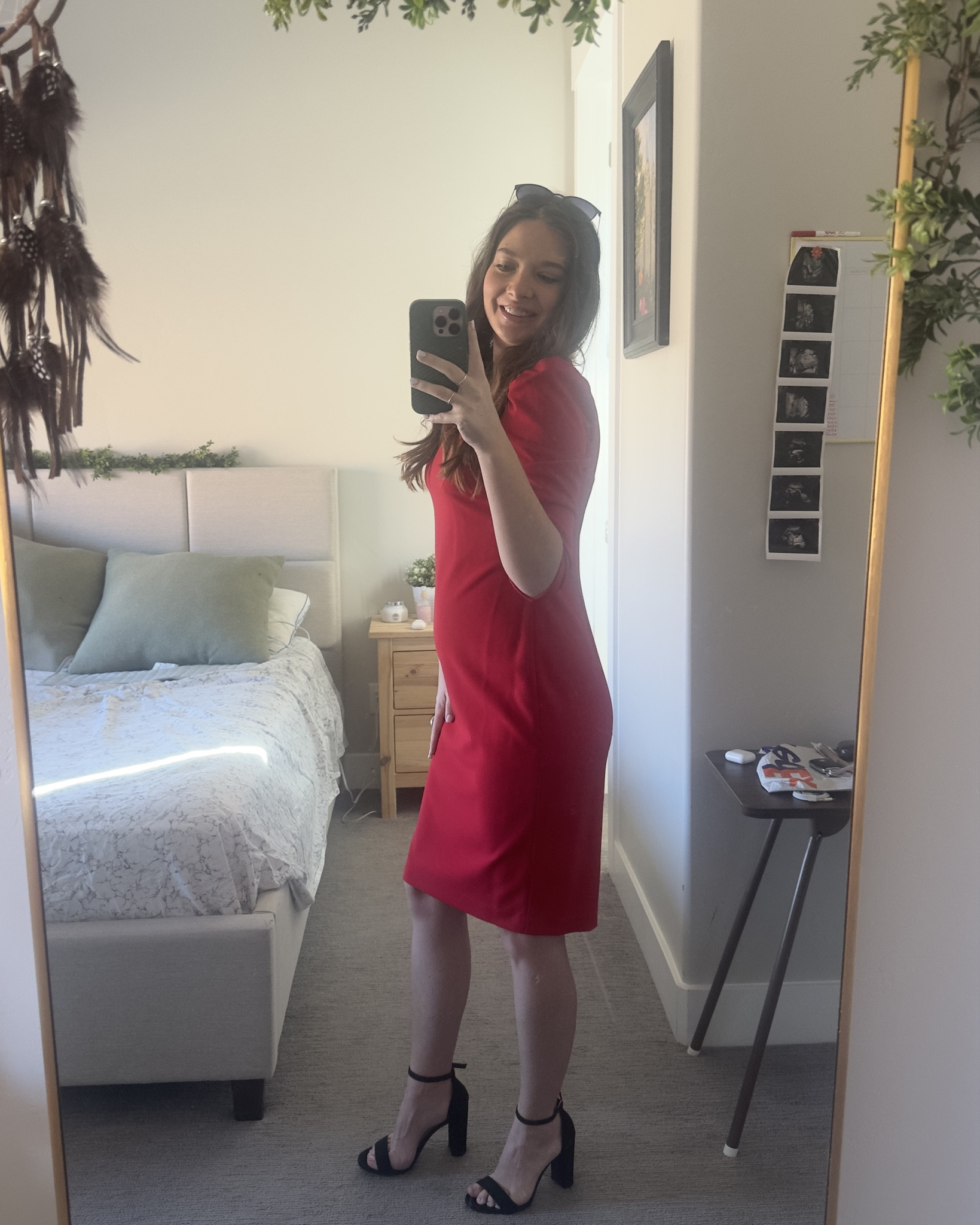 Little red dress 28 weeks pregnant 

#LTKBump #LTKHoliday #LTKSeasonal