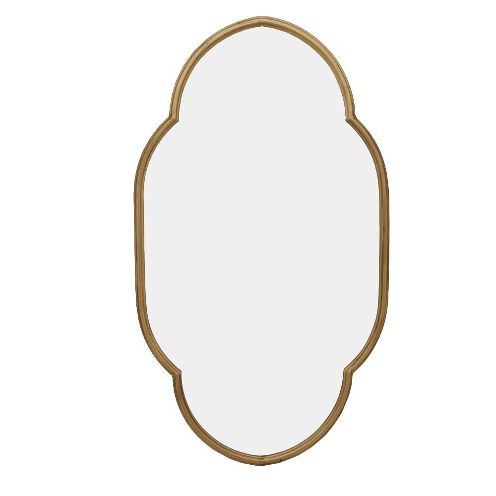 Medium Ornate Gold Classic Accent Mirror (37 in. H x 21 in. W) | The Home Depot