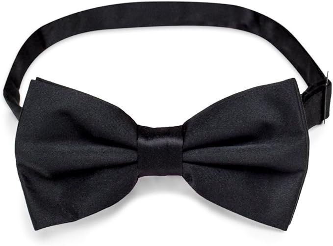 Brybelly Formal Black Casino and Poker Dealer Pre-tied Adjustable Bow Tie | Amazon (US)
