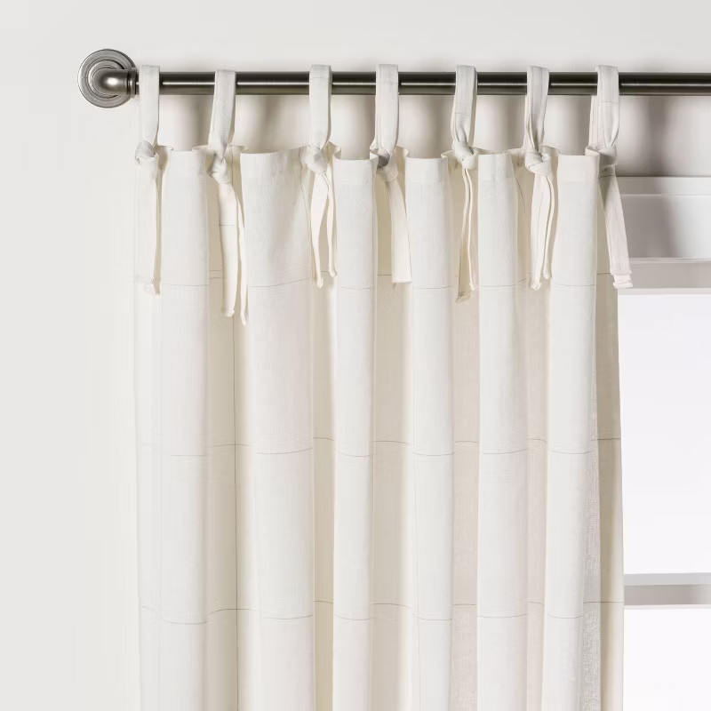 Windowpane Plaid Curtain Panel - Hearth & Hand™ with Magnolia | Target