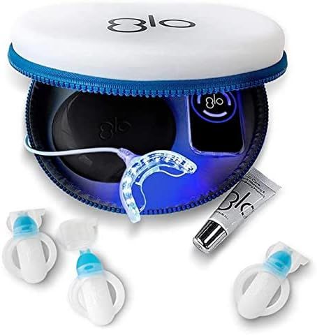 GLO Brilliant Deluxe Teeth Whitening Device Kit with Patented Blue LED Light & Heat Accelerator for  | Amazon (US)