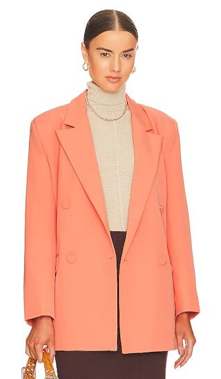 Oversized Blazer in Orange Fizz | Revolve Clothing (Global)