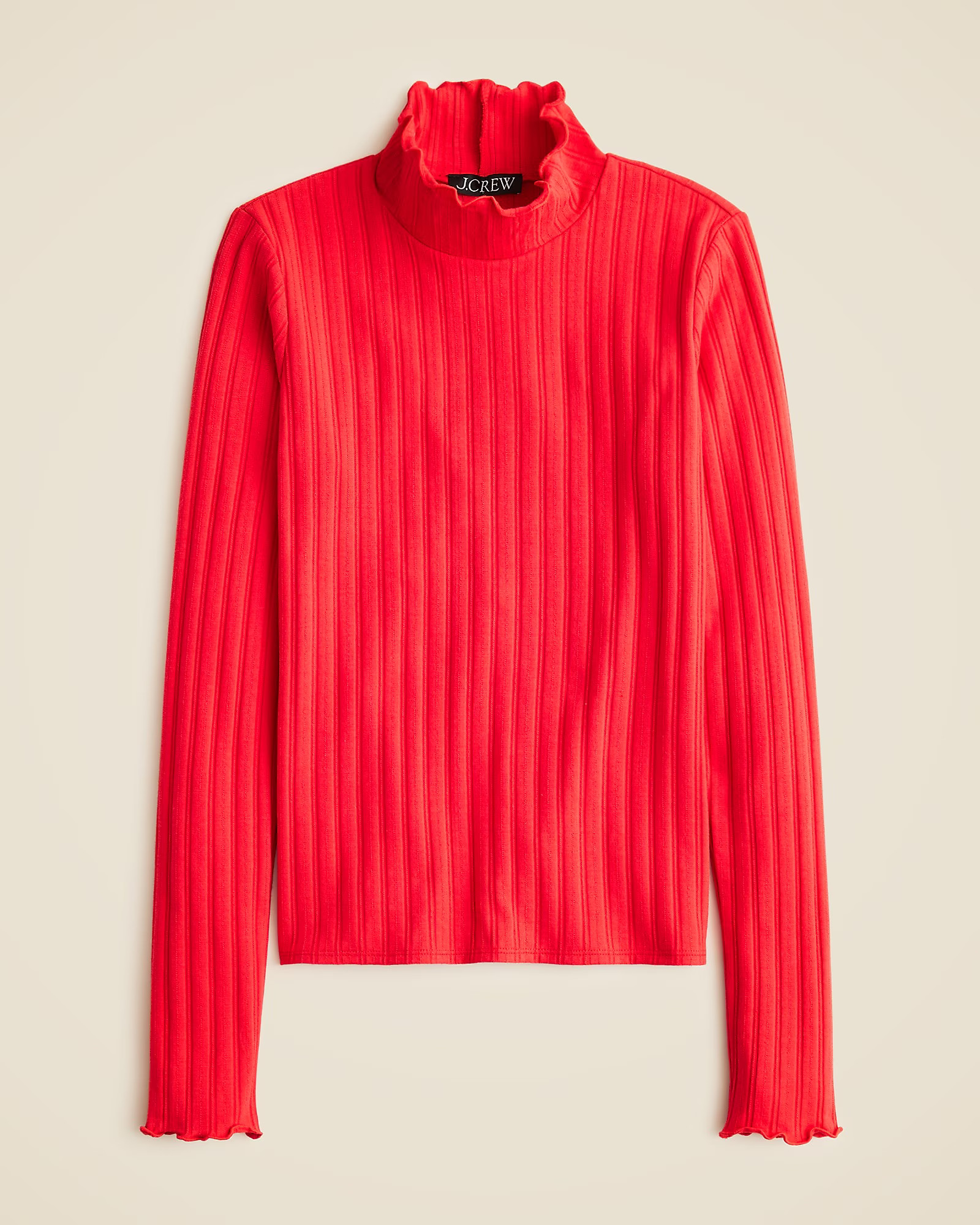 Pointelle knit turtleneck | J. Crew US