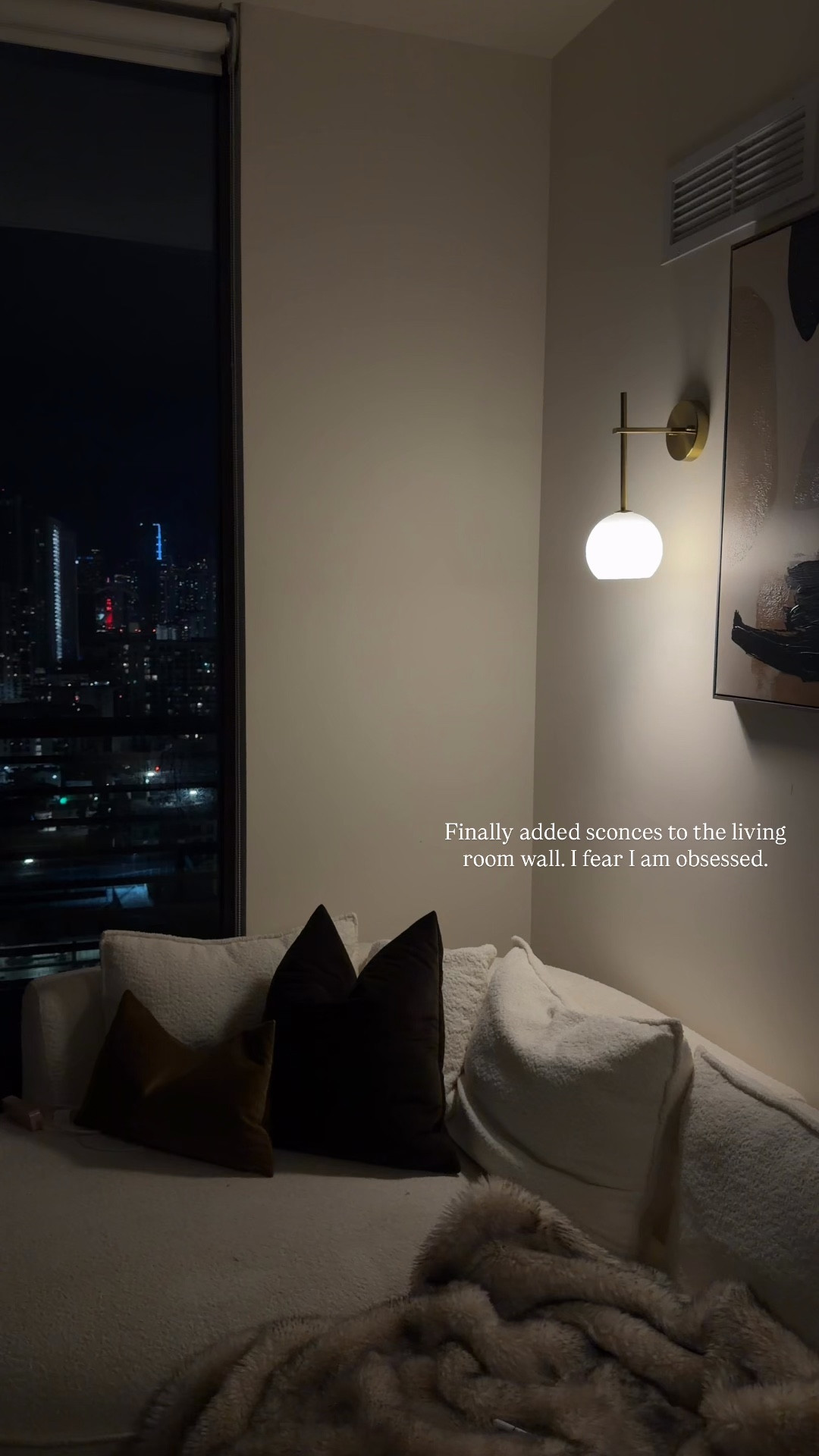 Space is finally coming together after living here for a year 😂 how good are these sconces ?? Battery operated and rechargeable ! So cozy! 

#amazonfind #amazonhomedecor

#LTKFindsUnder100 #LTKHome