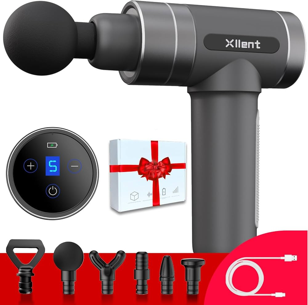Xllent 2023 New Massage Gun Christmas Gifts for Women/Men - Portable Super Quiet Electric Percuss... | Amazon (US)