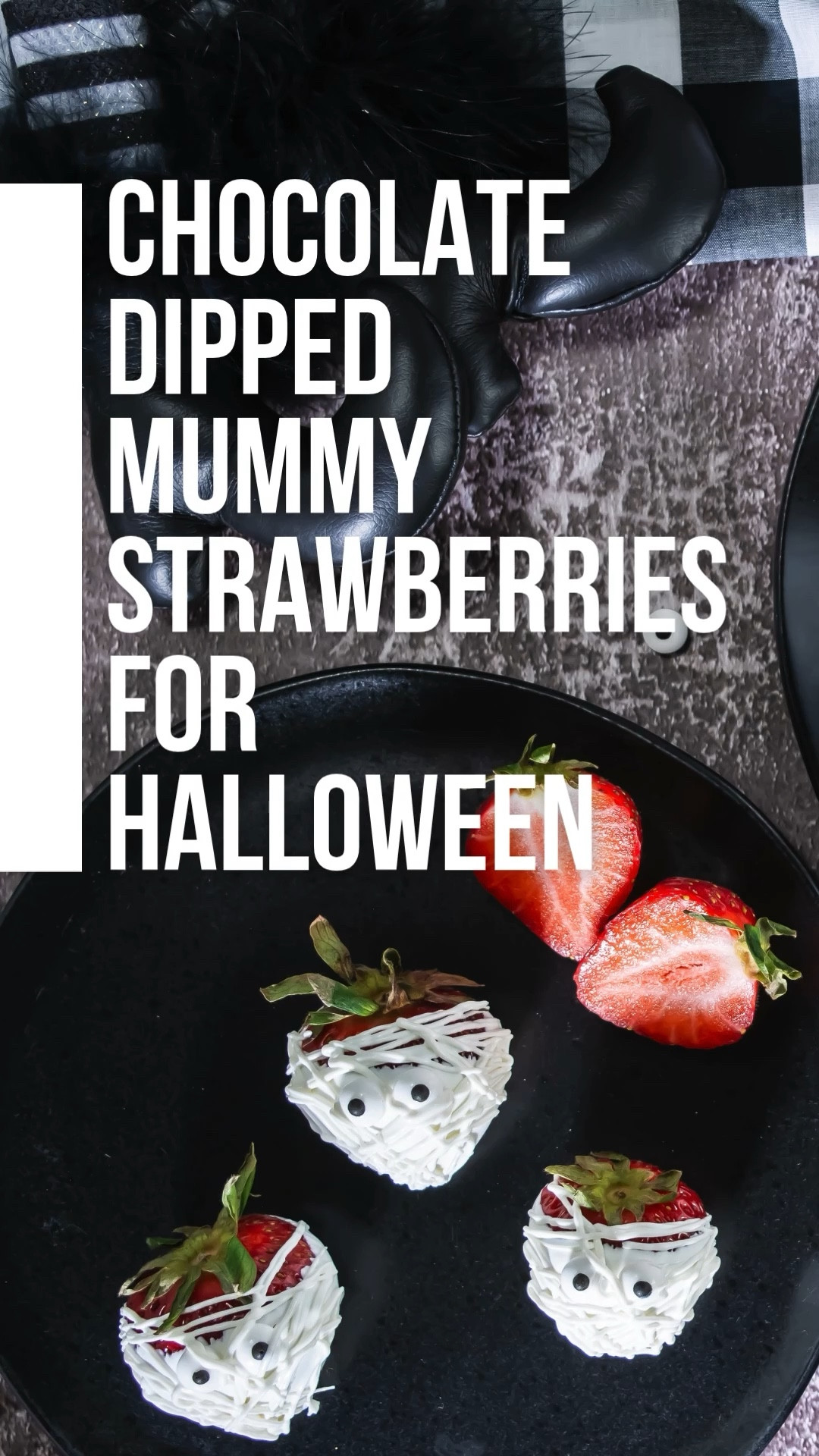 Make an easy and spooky treat for Halloween. The snack uses three ingredients, strawberries, melting, chocolate, and eyeball sprinkles. 

#LTKSeasonal #LTKFamily #LTKHalloween