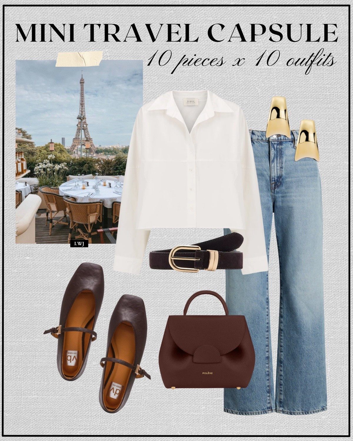 Mini travel capsule Paris edition 

Spring style / spring capsule / Europe vacation / classic and minimal style 

#LTKTravel #LTKootd