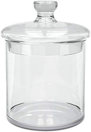 Kook Glass Apothecary Jar Set, Kitchen Storage Containers, Bathroom Jars, Airtight Lids, 36 Ounce... | Amazon (US)