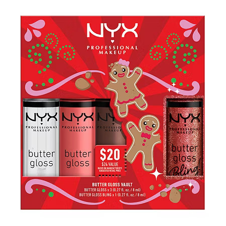 NYX Professional Makeup Butter Lip Gloss Vault ($24 Value), One Size, Multiple Colors | JCPenney