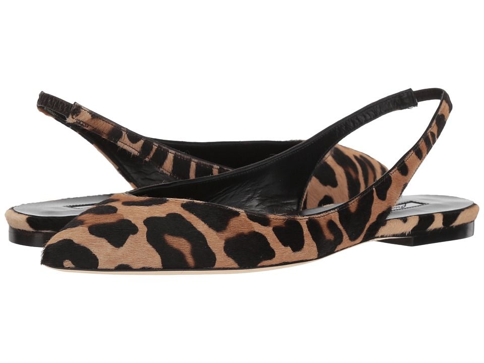 Brian Atwood Agata (Leopard Haircalf) Women's Shoes | Zappos