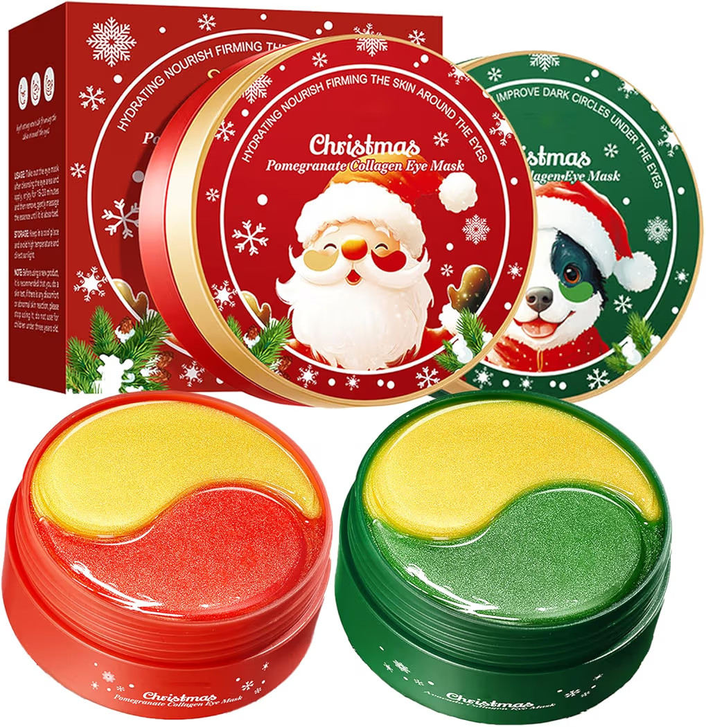 120PCS Christmas Stocking Stuffers Eye Patches,Under Eye Patches for Puffy Eyes and Dark Circles,... | Amazon (US)