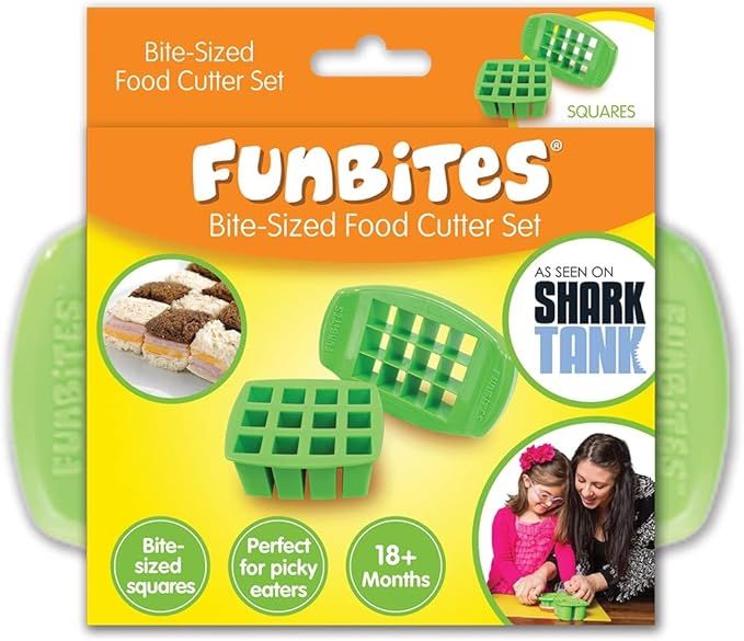 Food Cutter for Kids, Green Squares | Amazon (US)