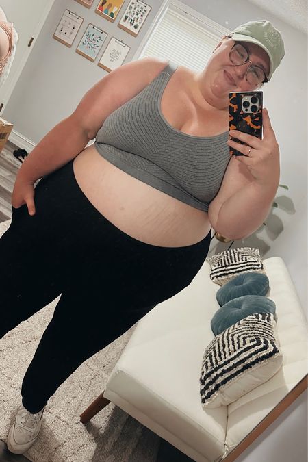 Tried out a new bralette from Lane Bryant and I'm loving it so far! It's super comfortable and I love how thick the adjustable straps are! I'm wearing a 26/28 - I typically wear 50B or 50C in a traditional bra! 

#LTKstyletip #LTKplussize #LTKsalealert