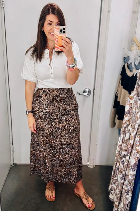 Business casual/ workwear/ teacher outfit
Wearing a medium top and leopard midi skirt 

#LTKcurves #LTKFind #LTKmidsize