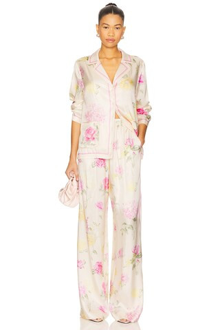 LoveShackFancy Renetta Top in Sunlit Rose from Revolve.com | Revolve Clothing (Global)