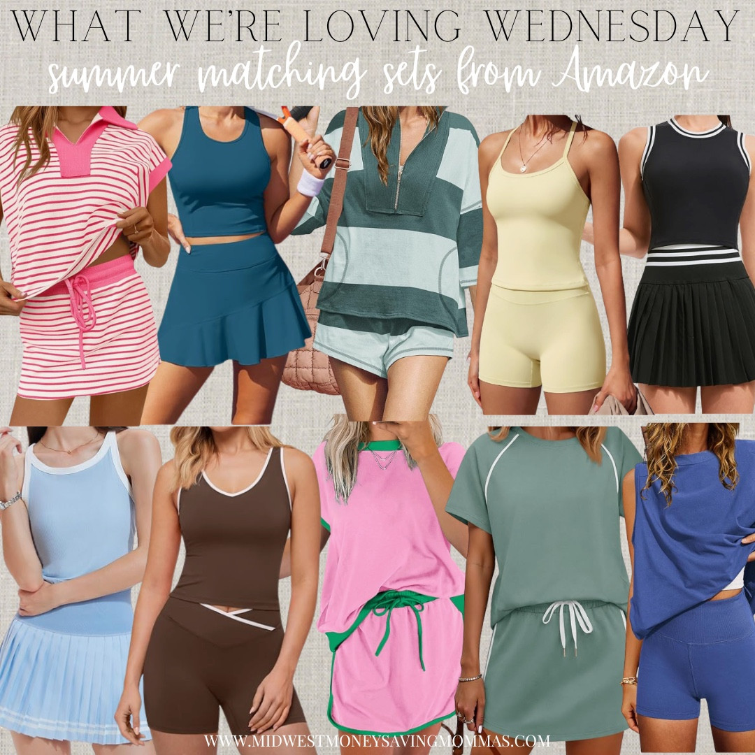 Summer matching sets from Amazon

Amazon fashion workout clothes fitness gym outfit pickleball outfit tennis outfit

#LTKSeasonal #LTKmomlife #LTKootd