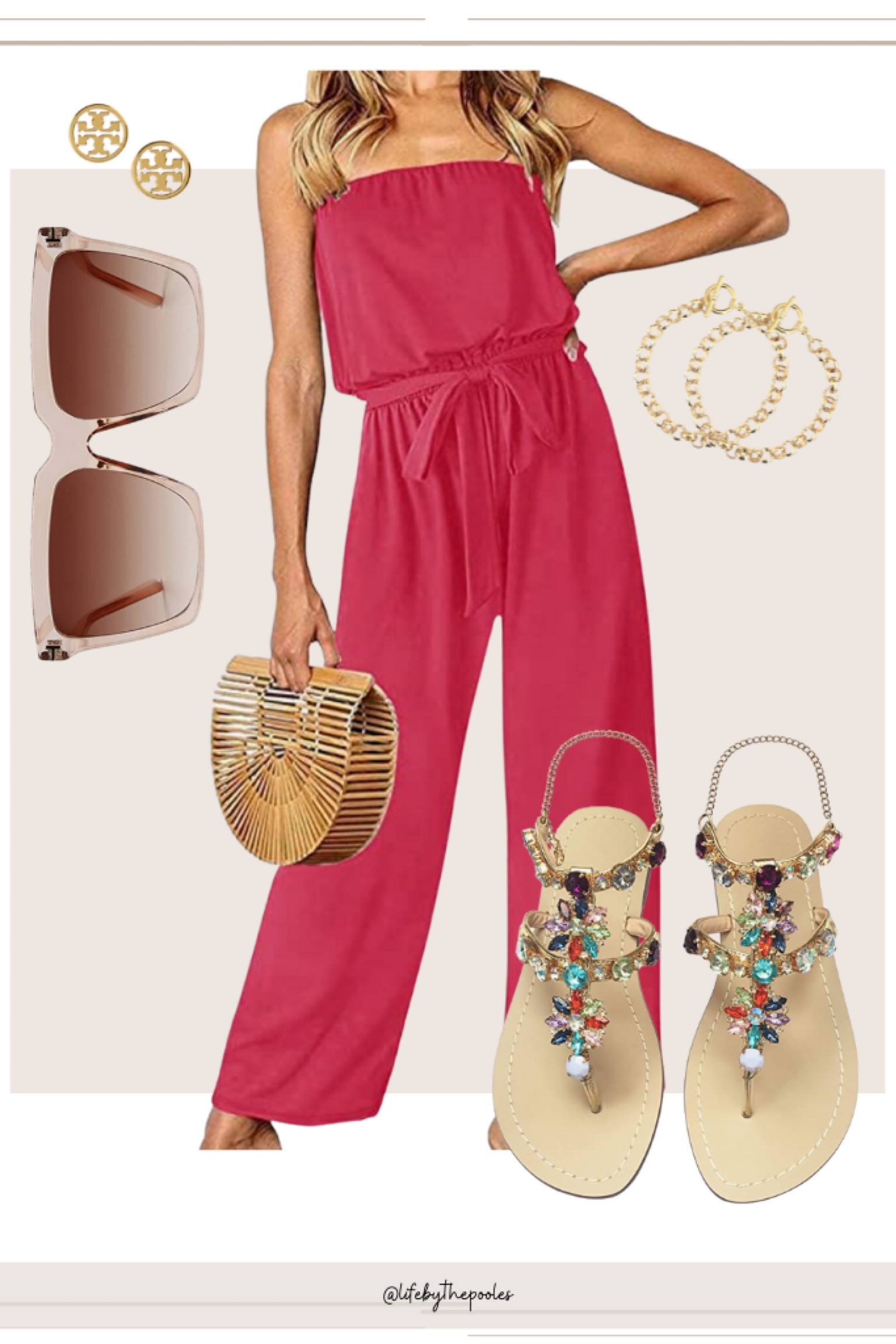 Vacation outfits, spring break outfit, beach vacation outfit, cruise outfit, summer vacation outfit, amazon fashion, amazon style, amazon fashion finds, romper, jumpsuit, sandals, vacation sandals, sunglasses, wicker handbags, embellished sandals, pink outfit, summer fashion, 

#LTKtravel #LTKstyletip #LTKunder50