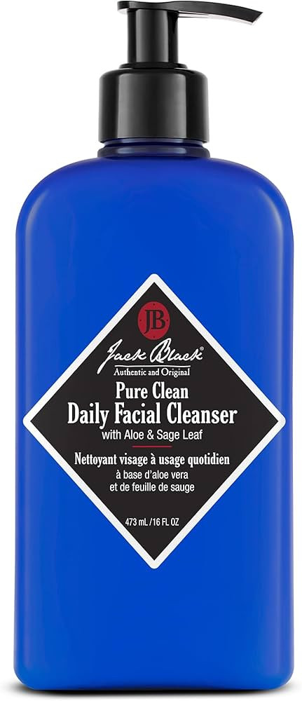 Jack Black Pure Clean Daily Facial Cleanser for Men - Mens Face Wash, Jack Black Face Wash Men's,... | Amazon (US)