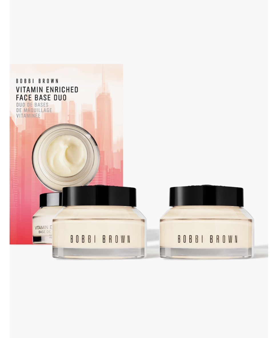 I use this on everyoneeeee I do makeup in!! This vitamin enriched moisturizer/primer is a two-in-one product that I use in my pro kit and makes makeup look flawless!