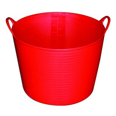 Little Giant FT11RED 11 Gal. Heavy Duty Farm Bucket Rubber Flex Tub with Handles | Target