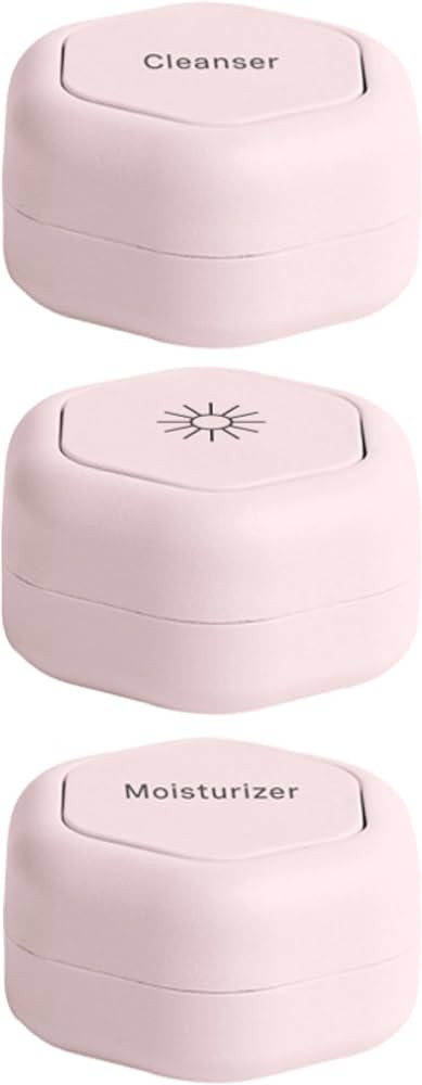 Cadence Travel Containers - Skincare Set - Magnetic Travel Capsules - for Facial Cleanser, Moistu... | Amazon (US)