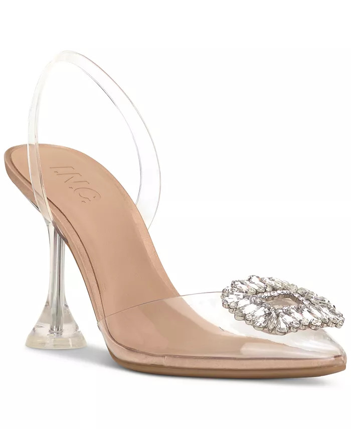 Scienna Vinyl Slingback Pumps, Created for Macy's | Macy's