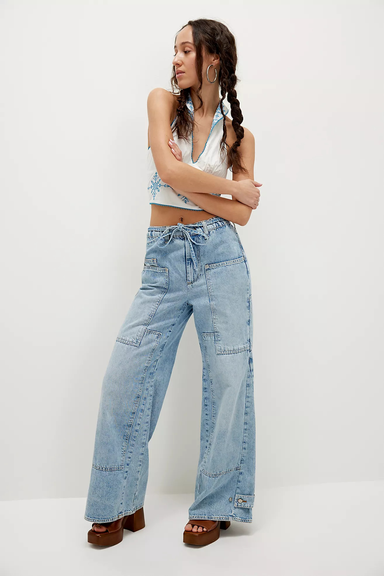 CRVY Outlaw Wide-Leg Jeans | Free People (Global - UK&FR Excluded)