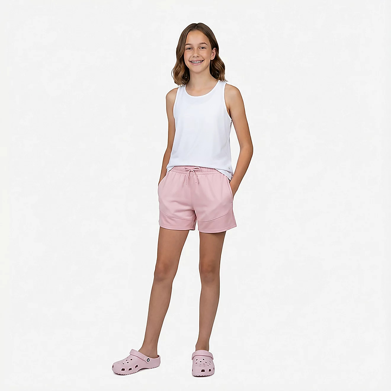 BCG Girls' Turbo Textured Shorts | Academy Sports + Outdoors