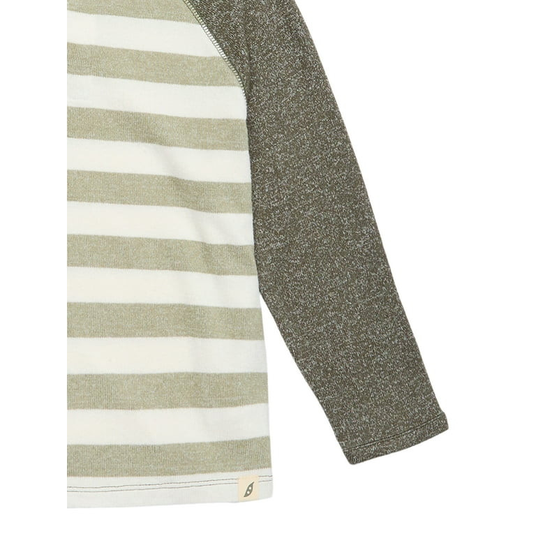 easy-peasy Toddler Boy Hacci Knit Hoodie with Raglan Sleeves, Sizes 18M-5T | Walmart (US)