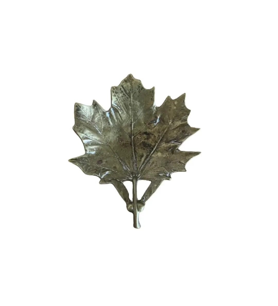 Vintage Brass Sugar Maple Leaf Stamped 1950 - Etsy | Etsy (US)