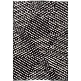 BALTA(Brand Rating: 4.5/5)Whitaker Charcoal 5 ft. x 7 ft. Abstract Area Rug(2) | The Home Depot