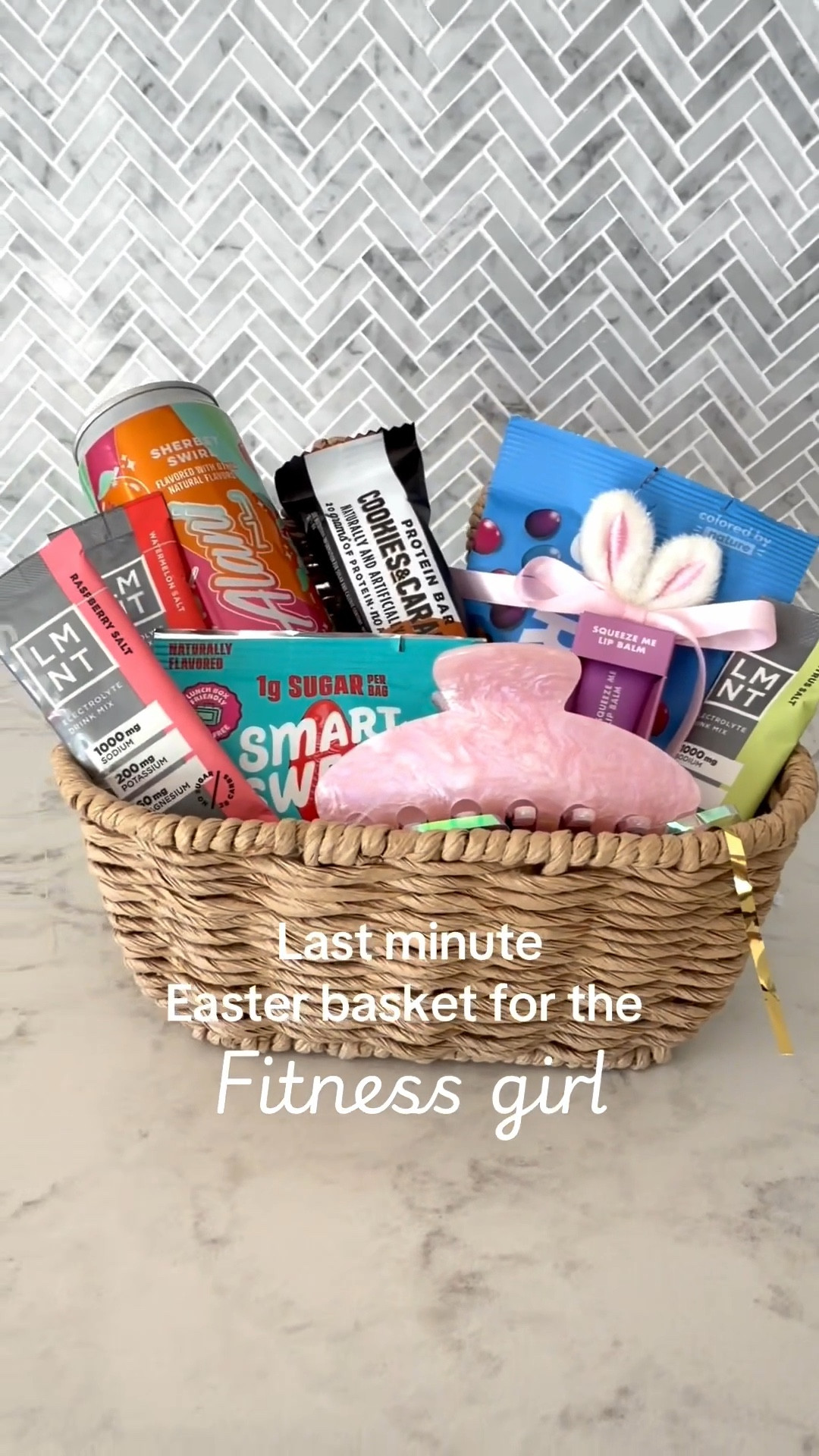 Easter basket for the fitness girly 