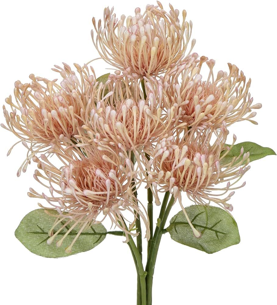 Briful 6PCS Chrysanthemum Artificial Flowers 4'' Fake Spider Mums Spring Flowers Large Faux Pincu... | Amazon (US)