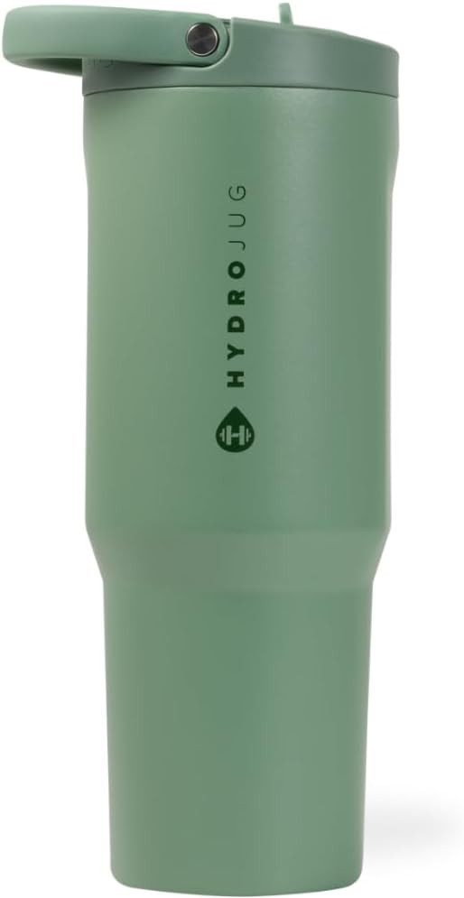 HydroJug Sport - Stainless Steel Tumbler with Straw, Vacuum Insulated, 40oz Leakproof Water Bottl... | Amazon (US)