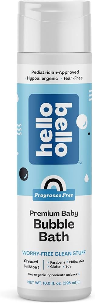 Hello Bello Bubble Bath - Gentle Hypoallergenic Tear-Free Formula for Babies and Kids - Vegan and... | Amazon (US)
