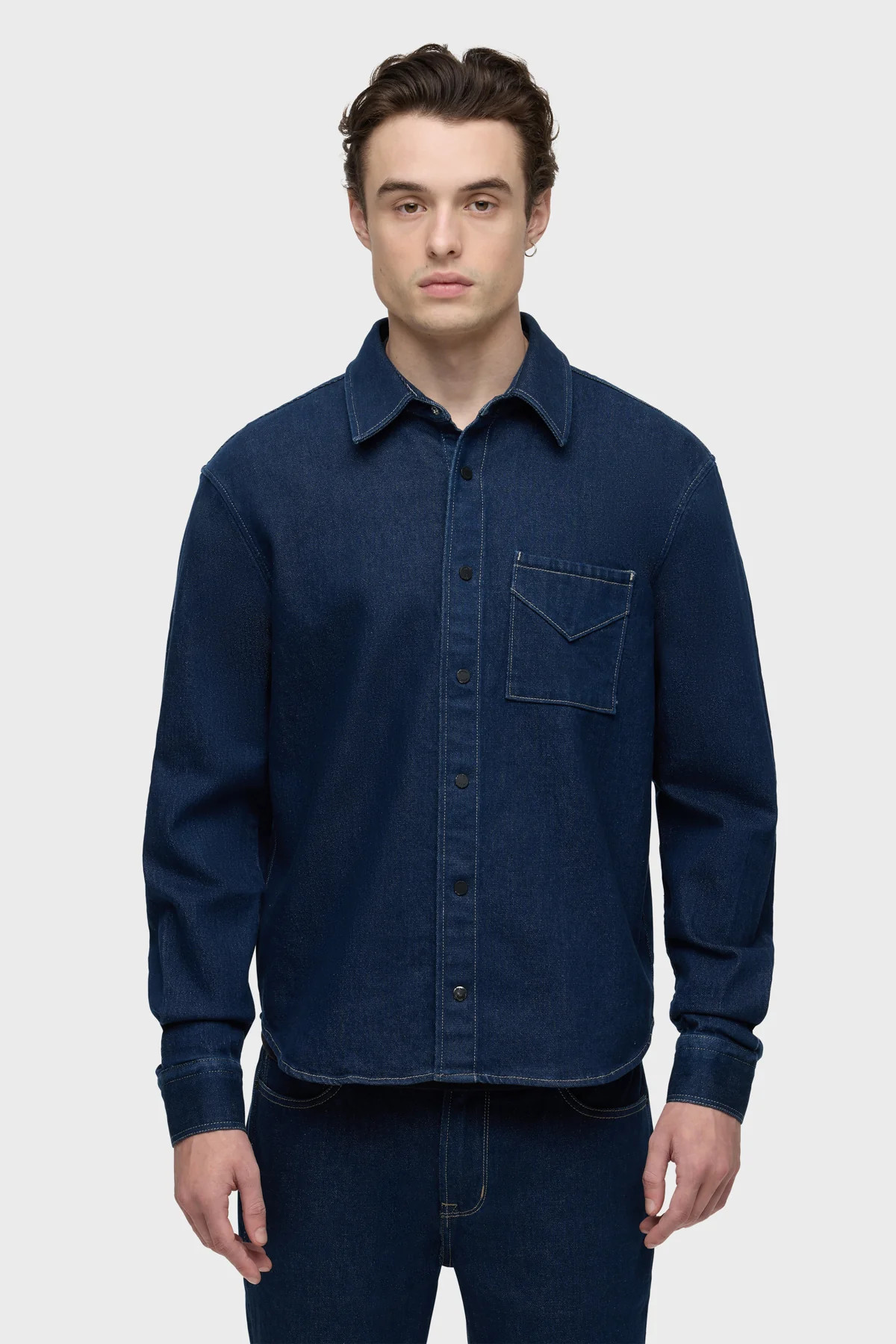 Long Sleeve Denim Shirt | Hudson Jeans