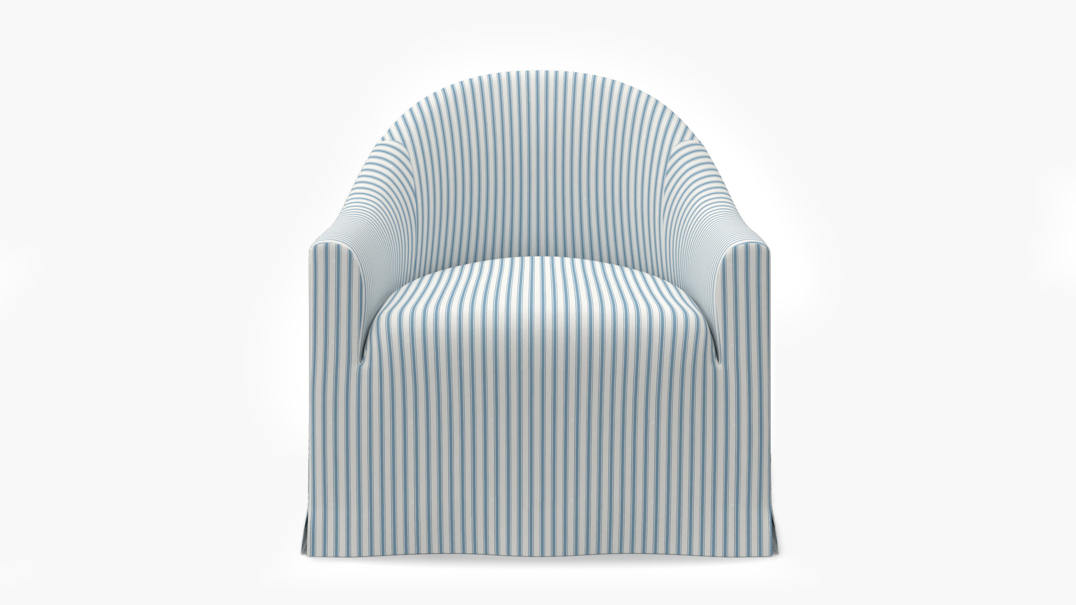 Cornflower Classic Ticking Stripe | The Inside