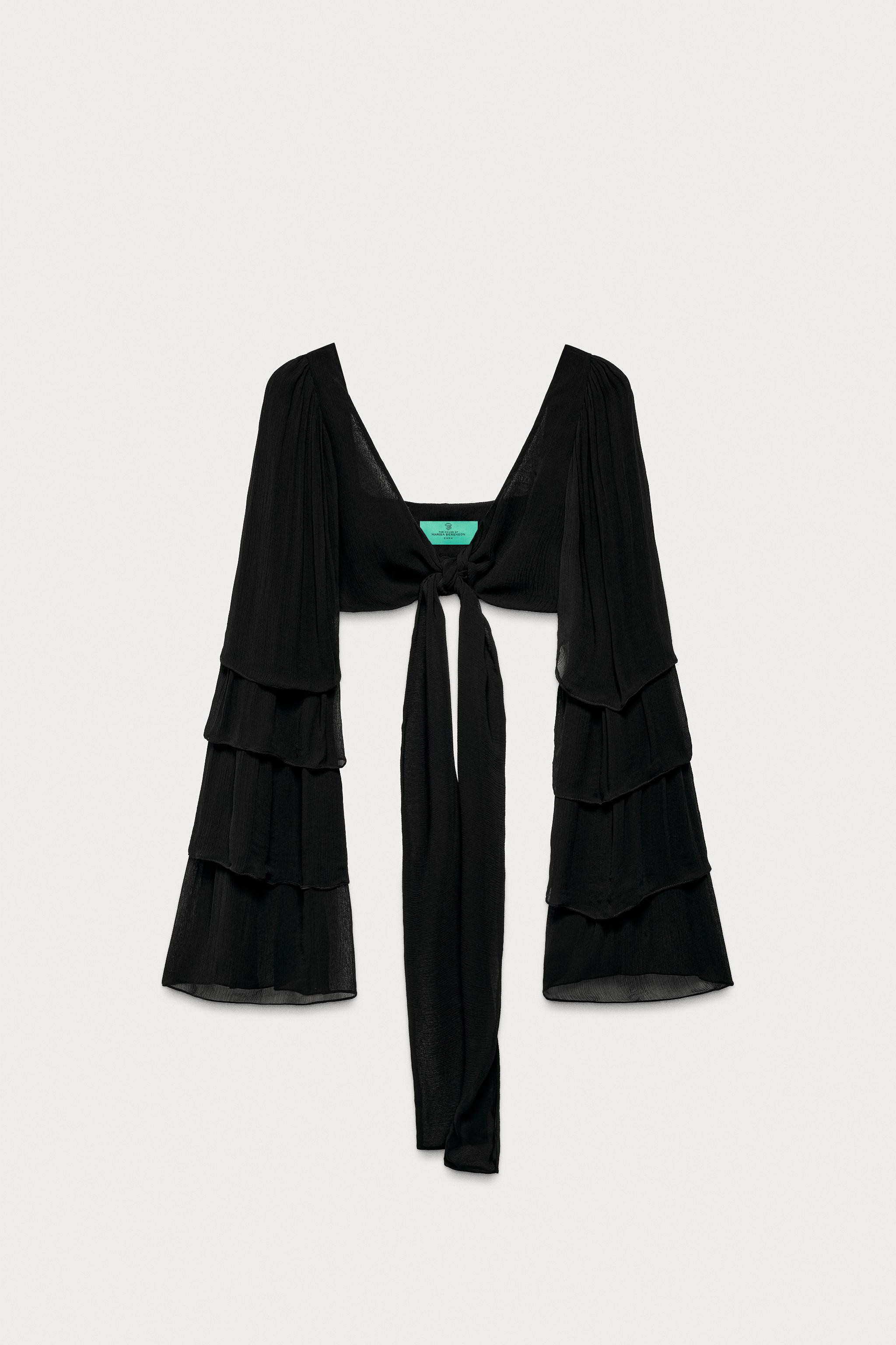 RUFFLED TOP MARISA BERENSON X ZARA | Zara US