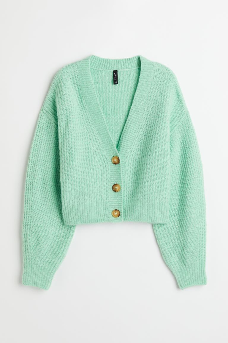 Rib-knit cardigan | H&M (UK, MY, IN, SG, PH, TW, HK)