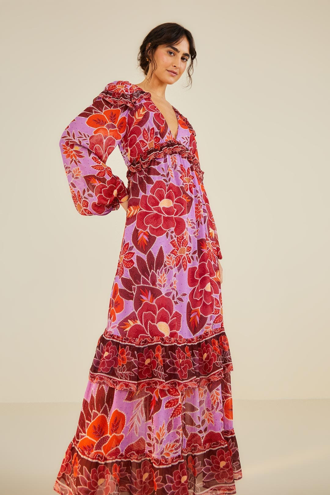 Sweet Floral Maxi Dress | FarmRio (US)