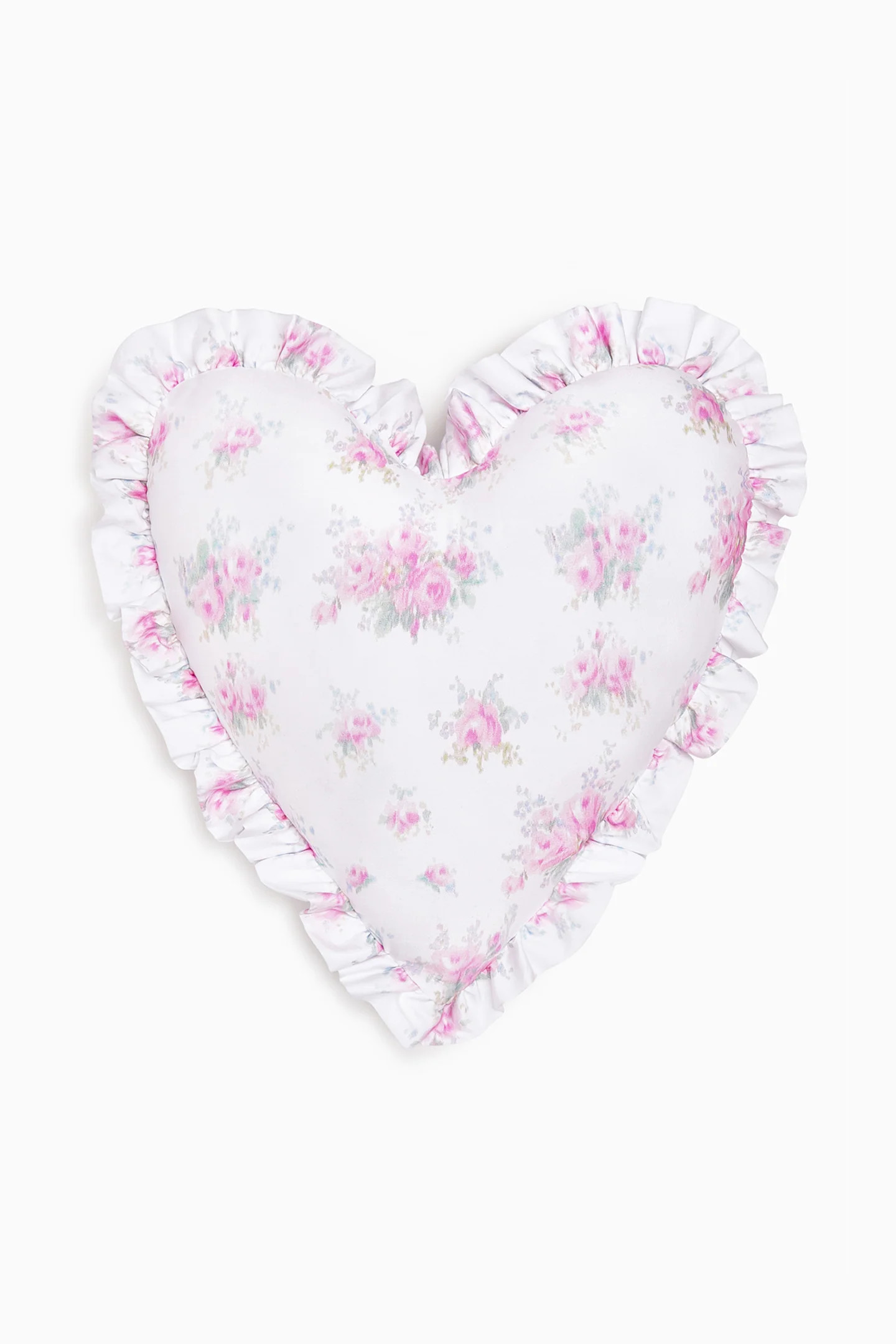 Ruffle Heart Pillow | LoveShackFancy