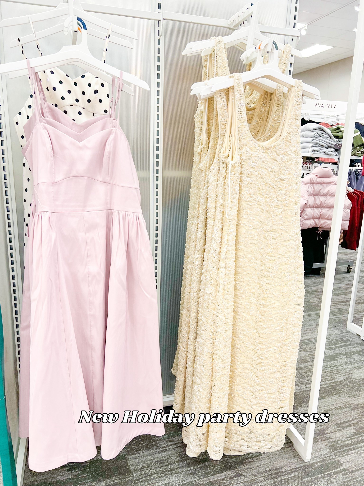 Target Under $45 Holiday (maxi and mini) belted pink, white & black polka dot, & sequin Dresses #target #holidaydresses #targetstyle #partydresses

#LTKHoliday #LTKGiftGuide #LTKFindsUnder50