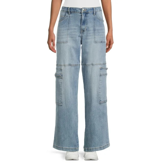 Madden NYC Juniors Super High Rise Skater Pants, 29" Inseam | Walmart (US)