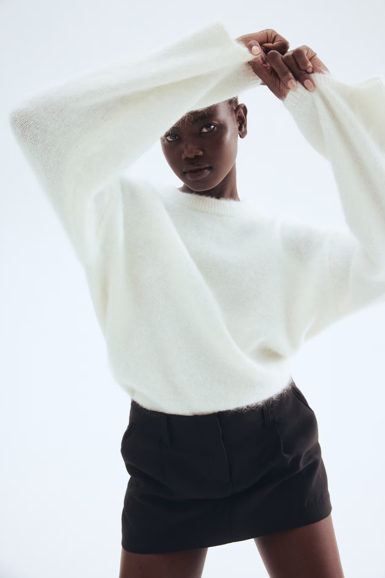 Oversized mohair-blend jumper | H&M (UK, MY, IN, SG, PH, TW, HK)