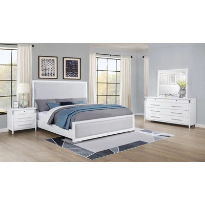 Willowick 4-Piece Bedroom Set White | Wayfair North America