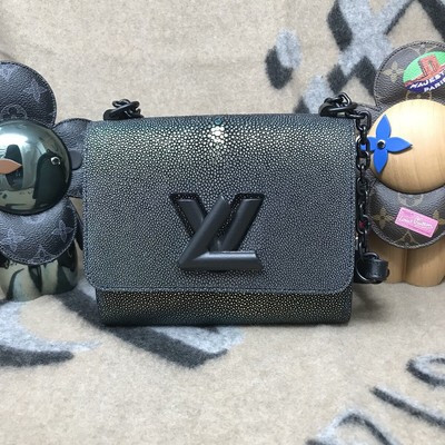 Details about   100% Authentic Super Limit Edition Louis Vuitton Twist PM In Vert Stingray! | eBay US