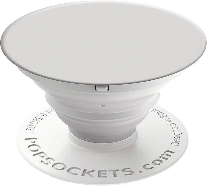 PopSockets: Collapsible Grip & Stand for Phones and Tablets - White | Amazon (US)