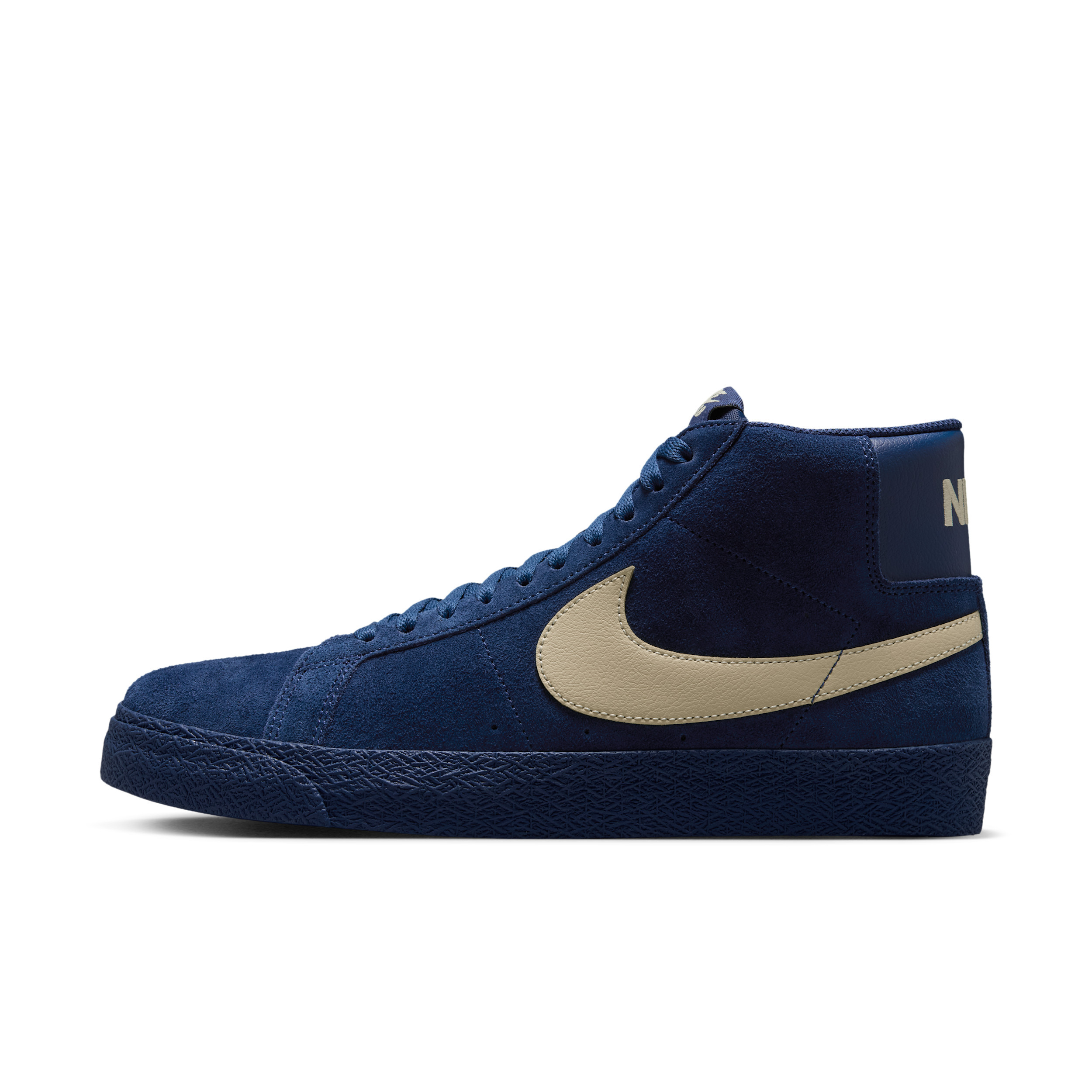 Men's Nike SB Zoom Blazer Mid Skate Shoes in Blue | IO0667-400 | Nike (US)