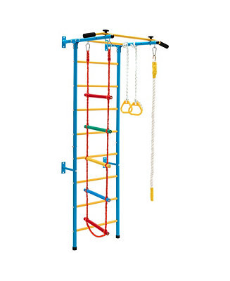 5 in 1 Kids Indoor Gym Playground Swedish Wall Ladder Children Home Climbing Gym | Macy's