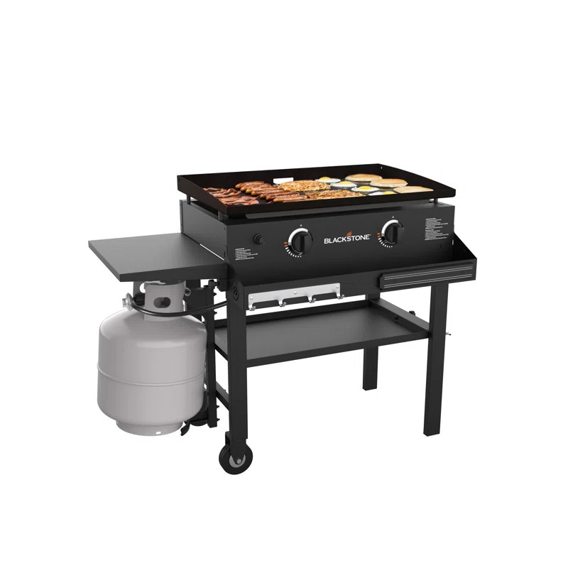 Blackstone 28" Griddle with Front Shelf and Soft Cover | Wayfair North America